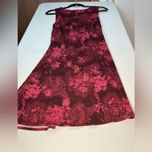 Princess Polly Vivre Mini Dress Burgundy Paisley